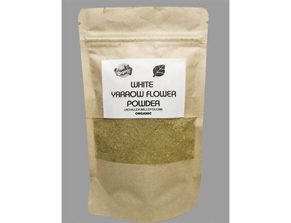 Yarrow flower powder organic ingredients