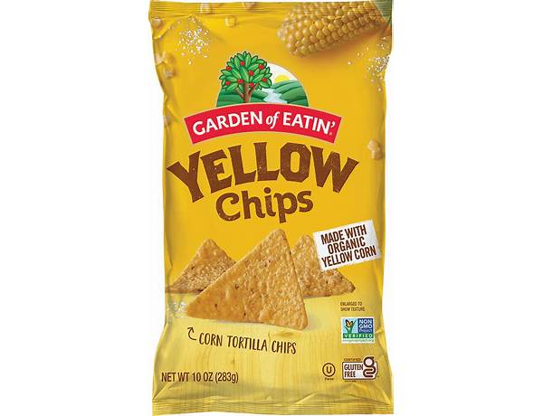 Yellow corn tortilla chips food facts