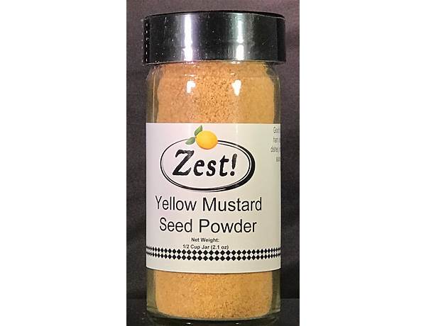 Yellow mustard seed powder ingredients