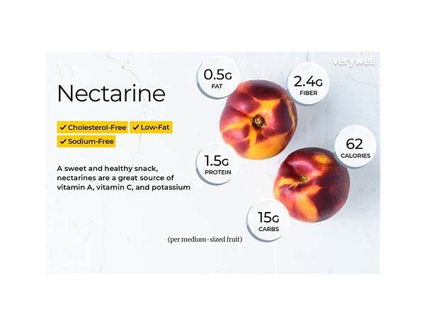 Yellow nectarines nutrition facts