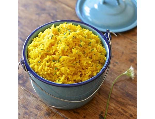 Yellow rice ingredients