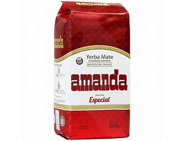 Yerba mate amanda especial food facts