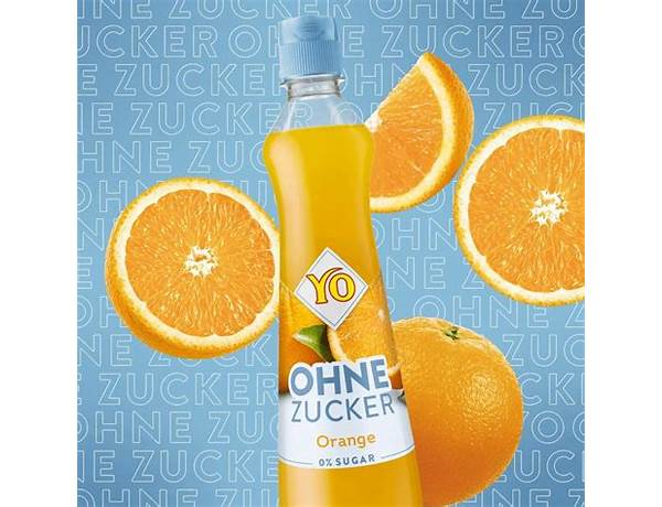 Yo orange ohne zucker food facts