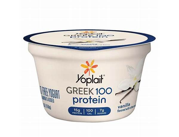 Yoplait greek 100 protein vanilla fat free yogurt ingredients