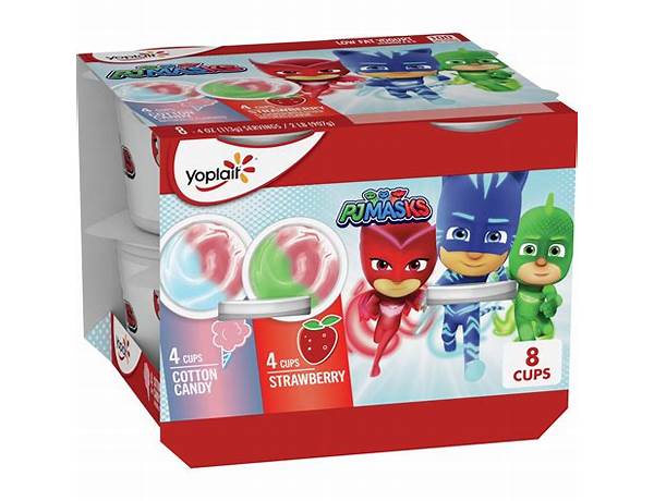 Yoplait kids yogurt cotton candy / strawberry ingredients