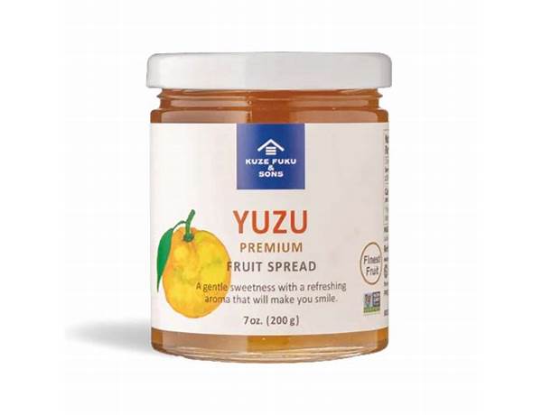 Yuzu premium fruit spread food facts