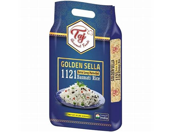 Zainab golden basmati sela rice food facts