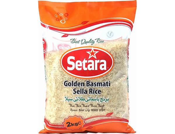 Zainab golden basmati sela rice ingredients