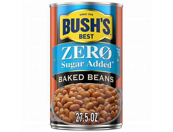 Zero sugar added baked beans food facts