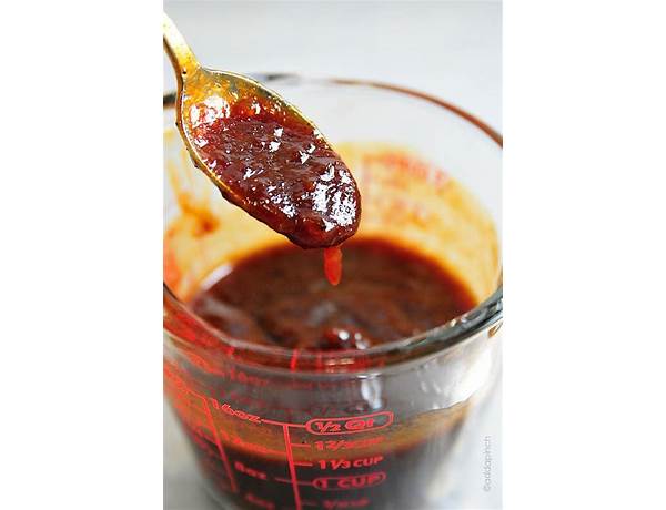 Zesty peach bbq sauce ingredients
