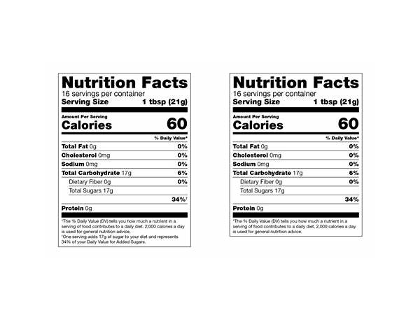 Zhele nutrition facts