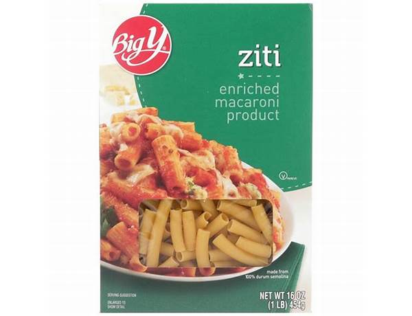 Ziti enriched macaroni product ingredients