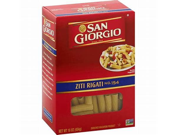 Ziti rigati no. 154 food facts