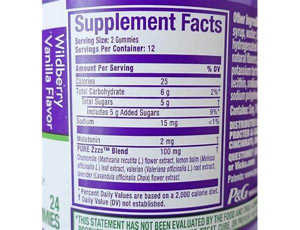 Zzzquil nutrition facts
